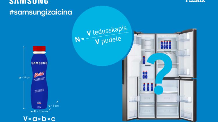 Pirmo reizi Latvijā noteiks, cik ietilpīgs ir Samsung ledusskapis