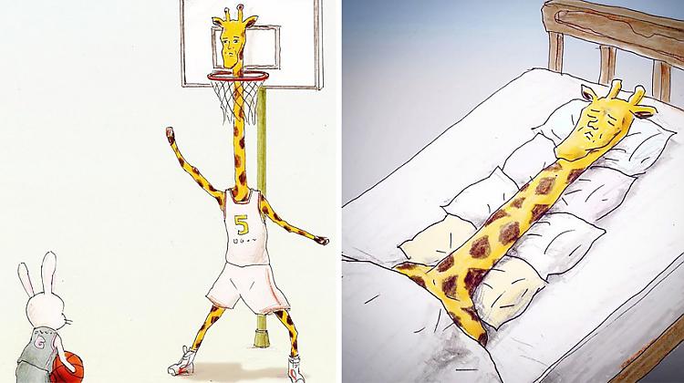 Problēmas, ar kurām saskartos žirafes, ja viņas dzīvotu kā cilvēki (26 attēli)
