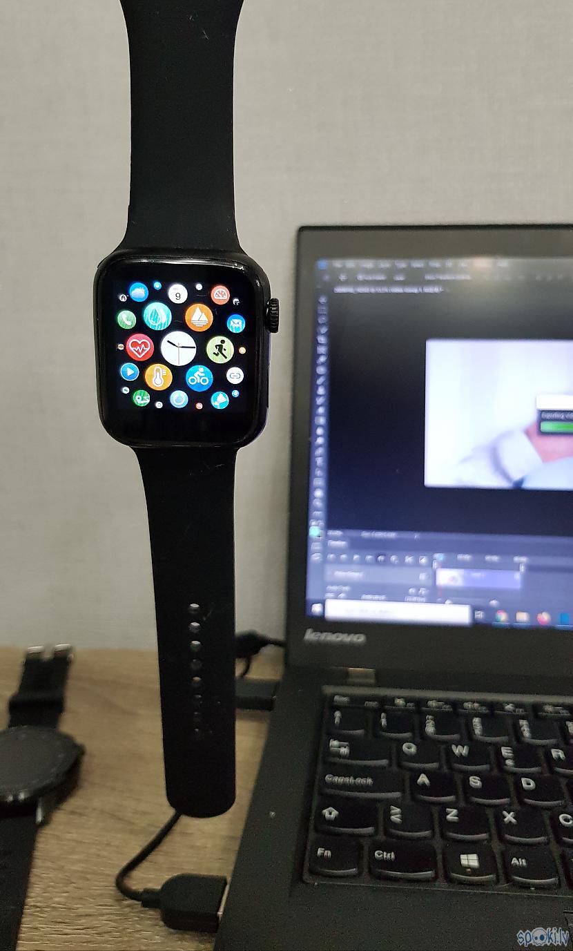 Apple watch kopija no aliexpress, unboxing un videoapskats