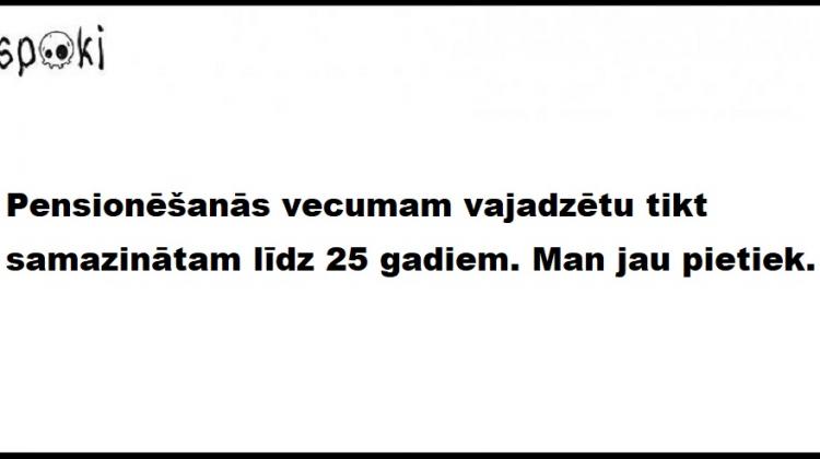 Īsi un kodolīgi par pieauguša cilvēka dzīvi