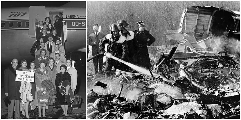ASV daiļslidošanas izlases liktenīgais reiss 1961.gadā
