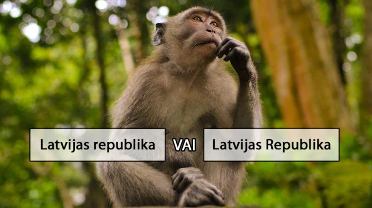 Tests: Vai zini, kad vārdi jāraksta ar lielo sākumburtu?