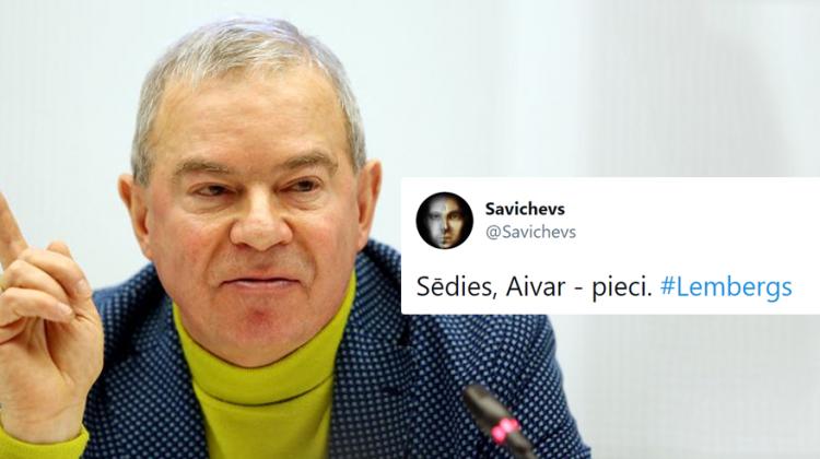 Ļaudis sociālajā tīklā «Twitter» apspriež spriedumu Lembergam