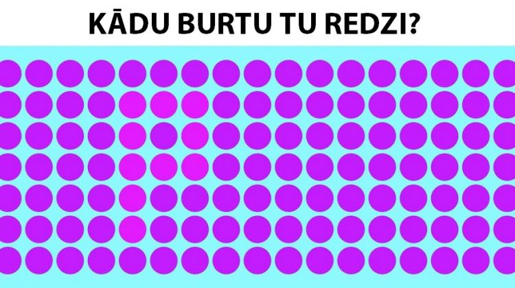 Tests: Vai tev ir laba krāsu redze un vari ieraudzīt visu?