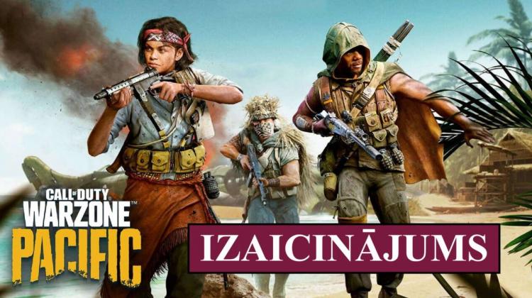 Izaicinājums: būt pirmajā vietā Call of Duty: Warzone Pacific