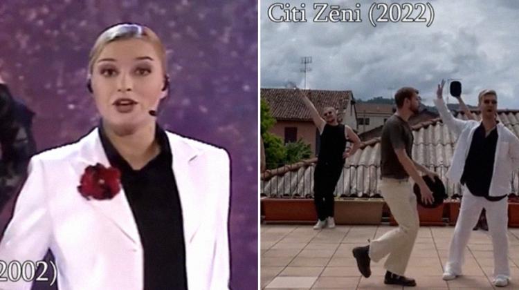 VIDEO ⟩ «Citi zēni» attēlo Marijas Naumovas «Eirovīzijas» slaveno deju