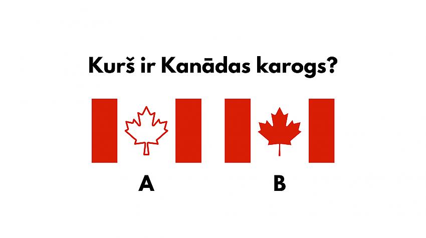 Tests: Vai tu zini, kurš no diviem karogiem ir īstais?