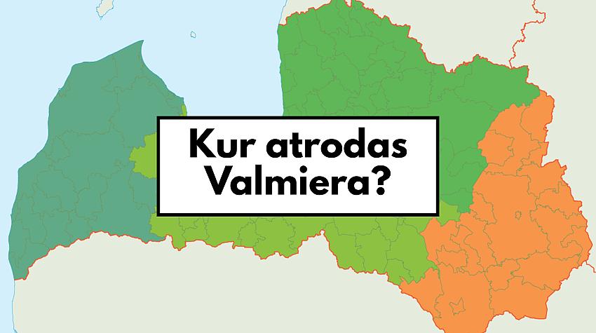 Tests: Vai tu zini, kur kartē atrodas lielākās pilsētas Latvijā?