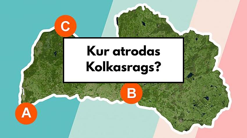Tests: Vai tu zini, kur Latvijas kartē atrodas šīs 10 vietas?