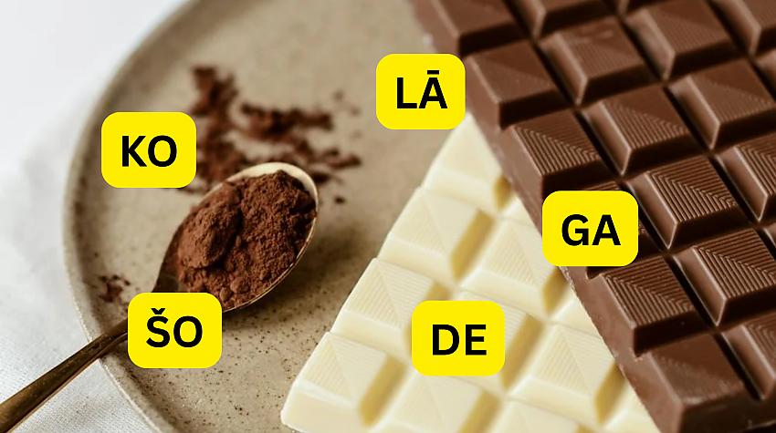 Tests: Kura no šīm piecām zilbēm ir lieka?