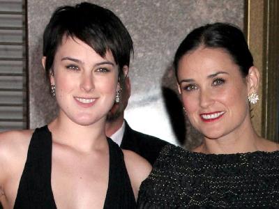 Demi Moore and Rumer Willis Autors: Misa Slavenības un viņu vecāki