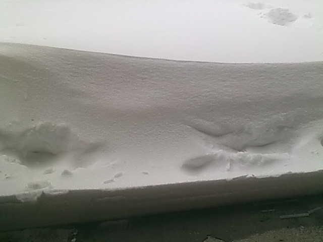 Skats no garāžas atverot... Autors: Fosilija Mana ziema Jūrmalā