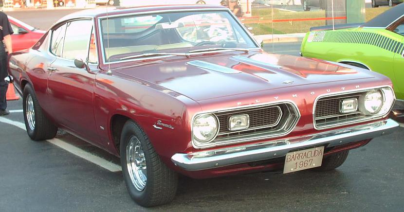 1967 Plymouth Barracuda Autors: nonie Tiem kam patīk 60./70. sporta autiņi