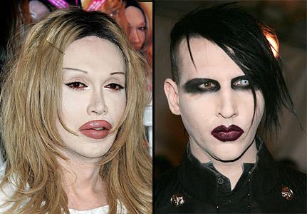 Pete Burns vs Marilyn Manson Autors: murr ne sieviete, ne vīrietis - Pete Burns