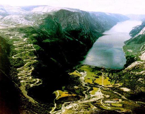 Lysebotn Road Norway Autors: eshan Pasaules sarežģītākie un bīstamākie ceļi