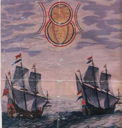 1660 ilustrācijā attēlo ... Autors: hzT UFO visā vēsturē otrā daļa.