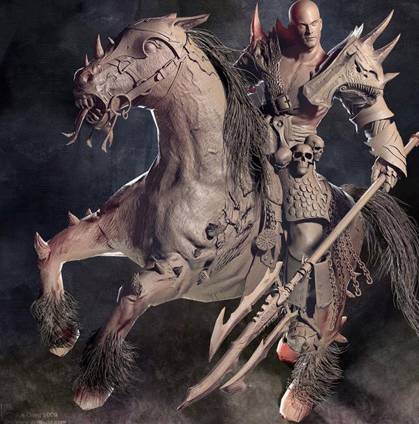 Warhammer Rider  Joe Deng ... Autors: ruutel 3D Art - Reālistiski tēlu modeļi