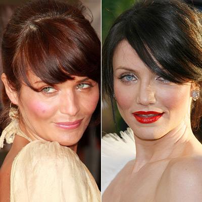 Modele Helena Christensen un... Autors: Hibrits Slavenības, kas ellīgi līdzinās citām slavenībām