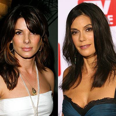 Sandra Bullock un Teri Hatcher Autors: Hibrits Slavenības, kas ellīgi līdzinās citām slavenībām