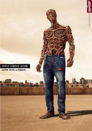 Levis Copper Jeans Guy Autors: magenta 160 kreatīvas un uzmanību cienīgas reklāmas no visas pas
