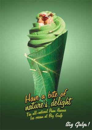 Big Gulp Ice Cream Paan Autors: magenta 160 kreatīvas un uzmanību cienīgas reklāmas no visas pas