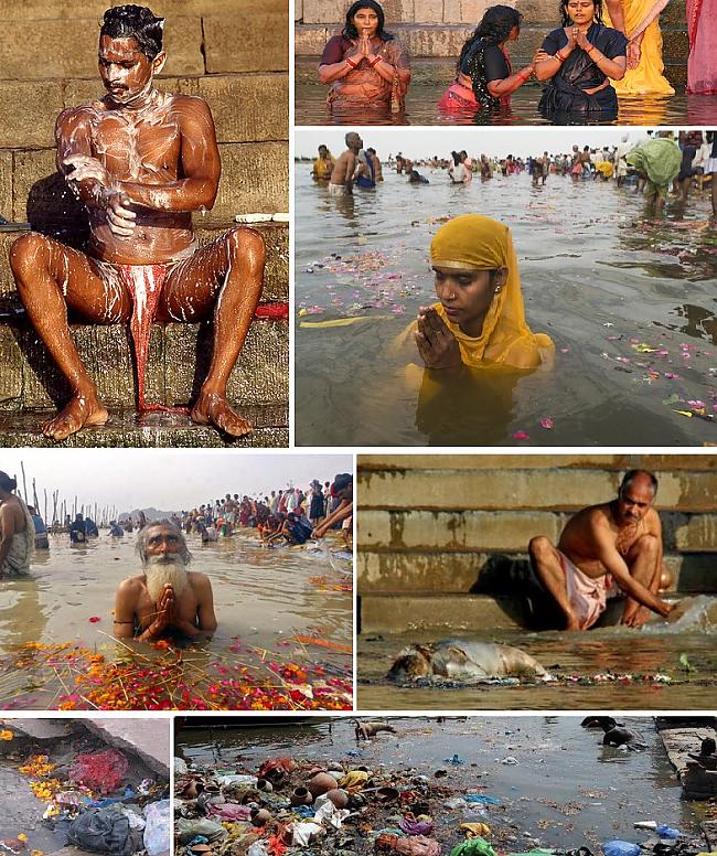 Ganga ir Indijas svētā upe... Autors: gurkjis Šokējošā pasaule