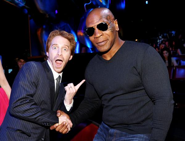 Seth Green and Mike Tyson Autors: mjaau 2010 Movie Awards - aizkulises!