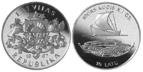 Piemiņas monēta quotRīgas... Autors: smogs Latvijas nauda