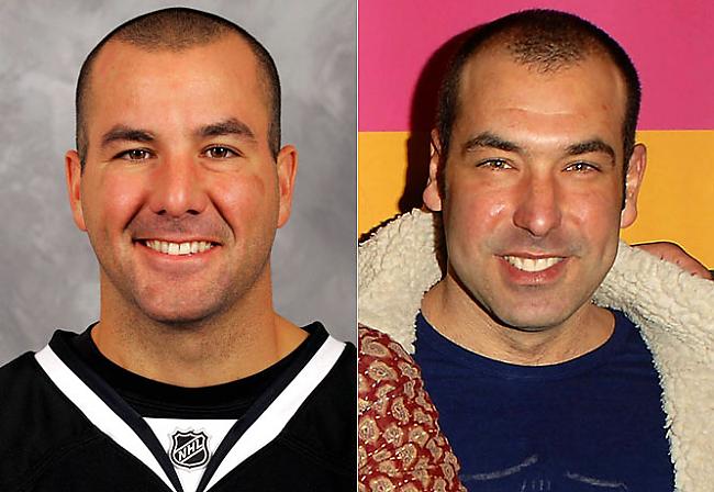 Marty Turco un Rick Hoffman Autors: King Ring Hokejistu un aktieru vienādības.