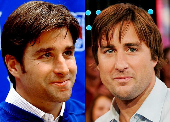 Chris Drury un Luke Wilson Autors: King Ring Hokejistu un aktieru vienādības.