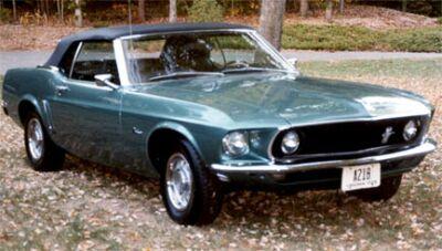 1969 Autors: Mo42 Ford Mustang evolucija bildes