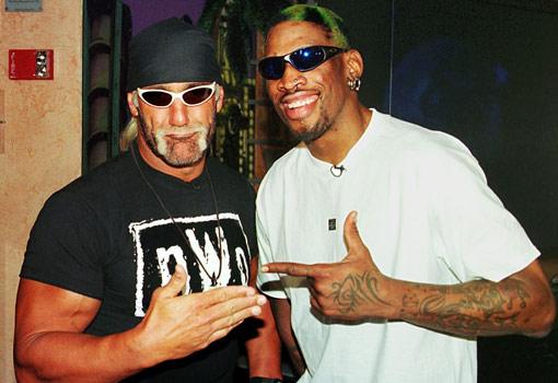 Ar Halku Hoganu piedalijās WWF Autors: burbuļgalva Dennis Rodman