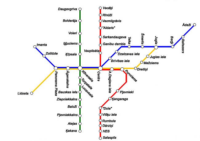 Metro Plāns Autors: Tommy Chong Rīgas metropolitēns