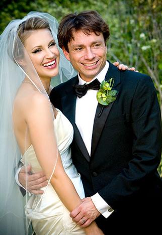 Chris Kattan and Sunshine Tutt Autors: mjaau Atpazīstamu cilvēku kāzu foto!