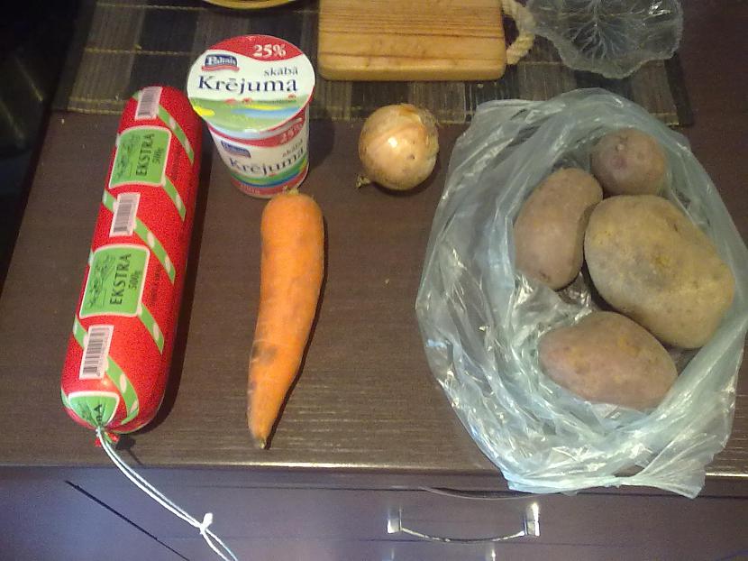 Mans pirkums 4 kartupeļi 1... Autors: Damien Kad ledusskapī nekā nav [2]...