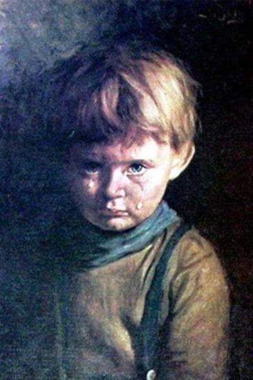 Crying Boy  Bruno AmadioKā... Autors: Ivarocks 7 šausminošākie mākslas darbi.
