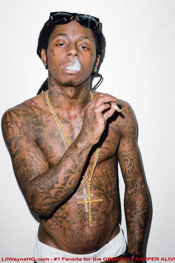 vairāki vinja tetuvejumi  kā... Autors: Lil Beast Lil Wayne Tattoos