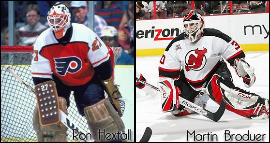 Ron Hextall un Martin Brodeur... Autors: Laaaaaa NHL rekordi