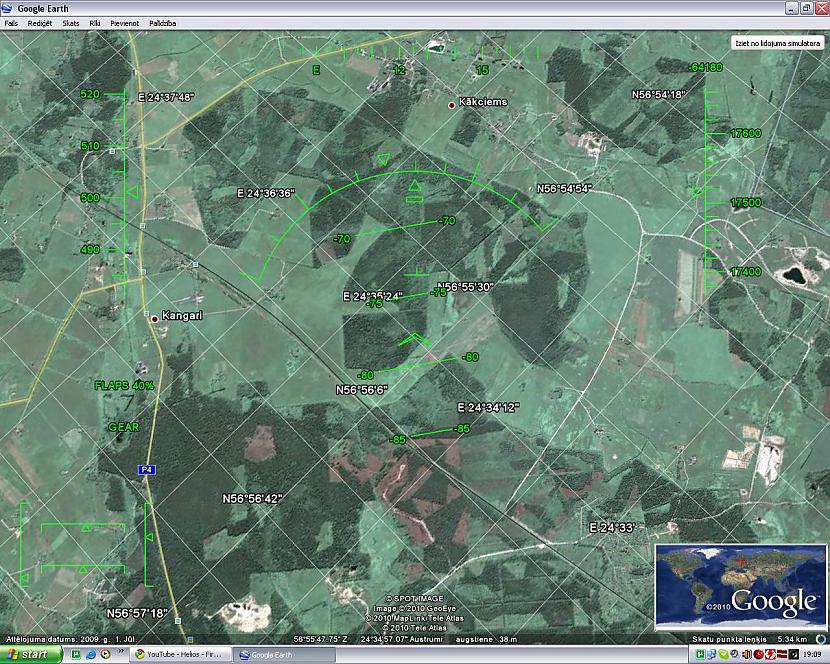 un šito vietu es nez bet arī... Autors: TasDačuks Google Earth Flight Simulator