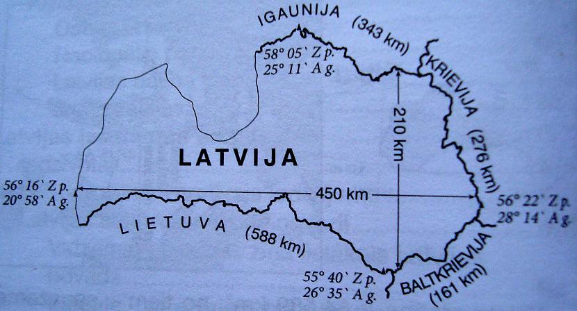 Pie Latvijas Republikas... Autors: KrisBuk Vispārīgas ziņas par Latvijas teritoriju