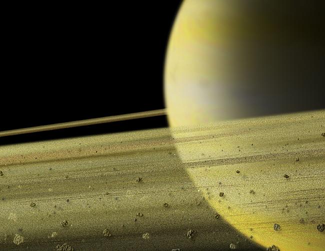 Saturns ir vismazāk blīvā... Autors: Colonel Meow Gredzenotā planēta - SATURNS