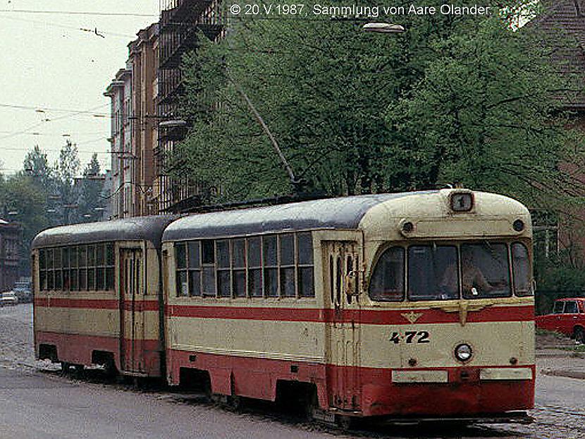RVR RM66  1987 gads ... Autors: estrella Rīgas tramvaji
