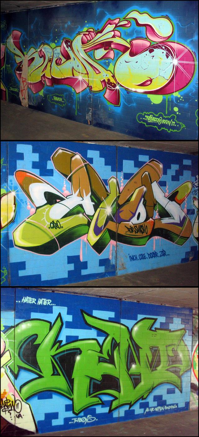  Autors: Fosilija ATOM graffiti art