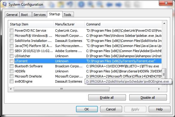  Autors: surfex Uzlabojam Win XP/Vista/7 StartUp time