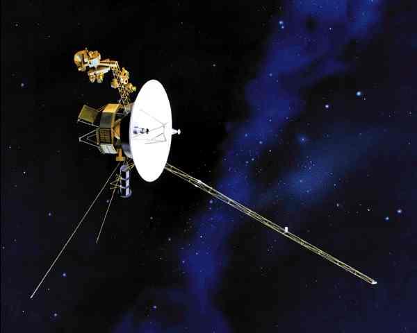 Voyager 1 brālis  kosmosa... Autors: Colonel Meow Voyager 1 pret Saules vēju.