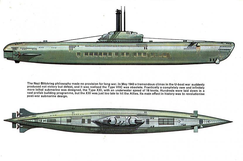 xxi UBoat  zemūdeņu... Autors: Bucitis1 Nazi Super Weapons