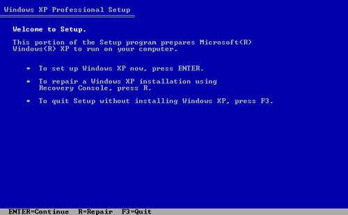 Šajā logā nospiežam ltEntergt... Autors: Dazzl Windows XP instalēšana, tiem, kas to vēl nav darījuši