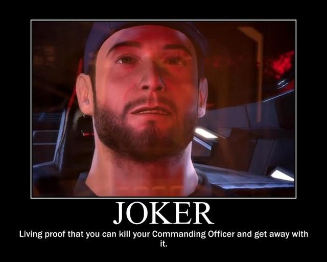 Joker Autors: Talimancers Mass Effect 2 motivācijas fanu darbu.