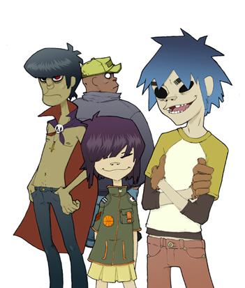 Gorillaz  Clint Eastwood2001... Autors: Sviestainis Aizgājusī muzikālā desmitgade.