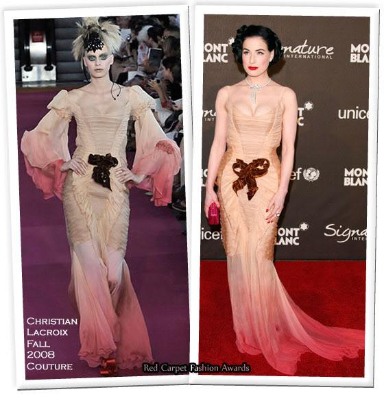 Dita Von Teese Autors: SunnyDay From Runway TO Red Carpet